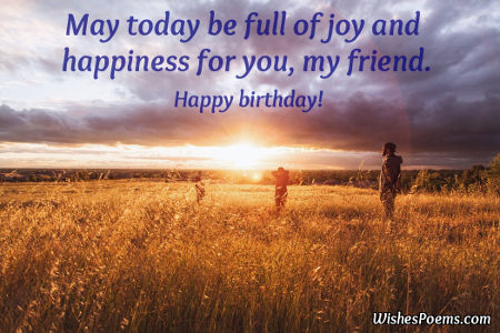 Happy Birthday Wishes for Friends