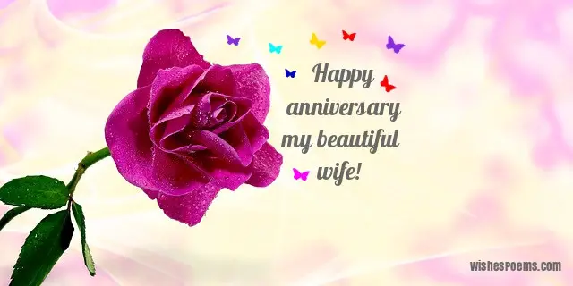 happy first wedding anniversary to my wife