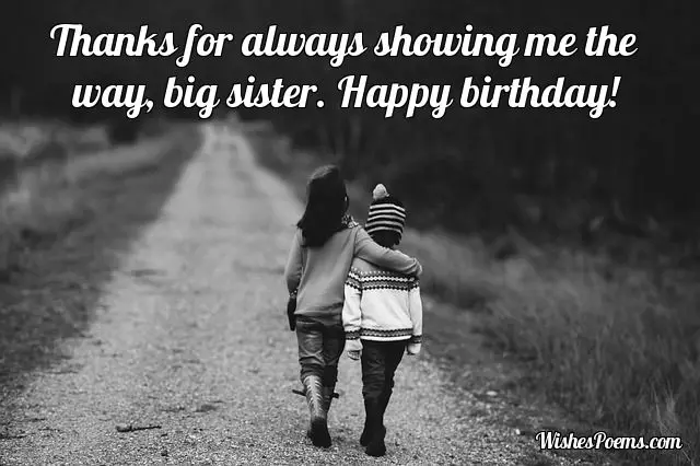 Happy Birthday Big Sister