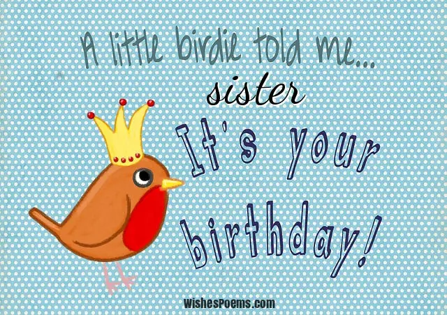 Happy Birthday Sister Images