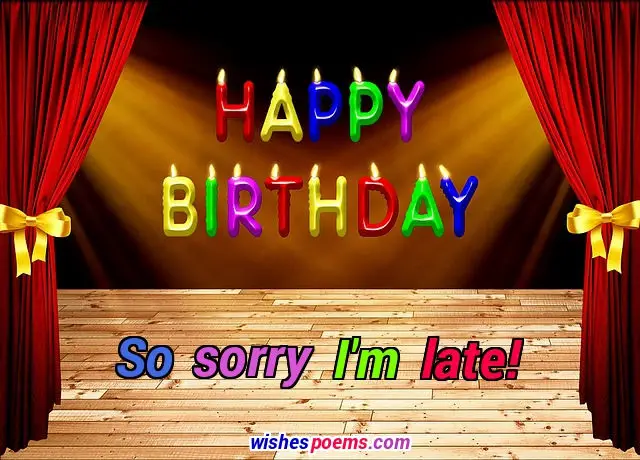 belated happy birthday images