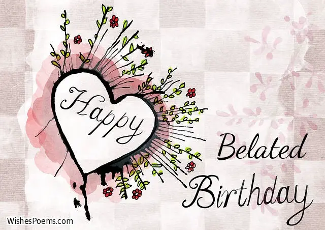 belated happy birthday