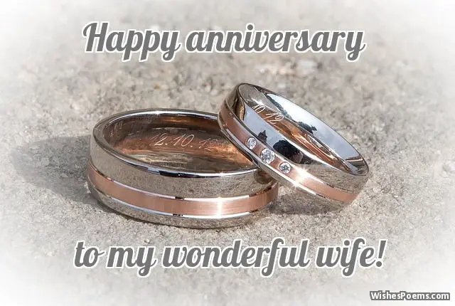 happy anniversary to my wife