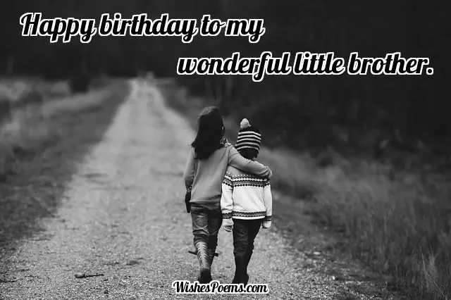 happy birthday little brother
