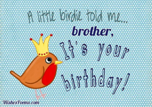 happy birthday wishes for brothers