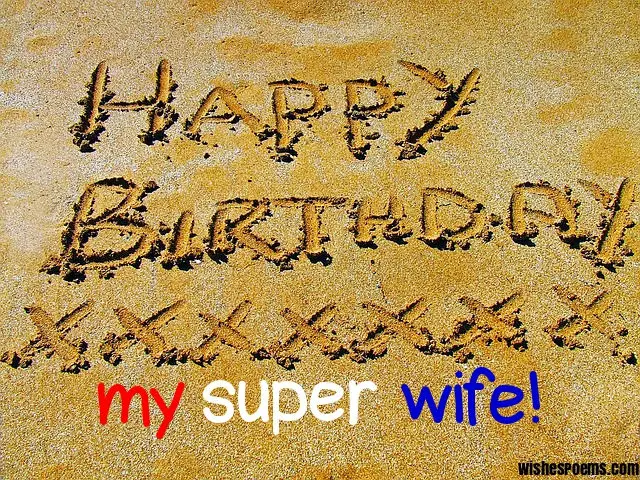 happy birthday to my wife