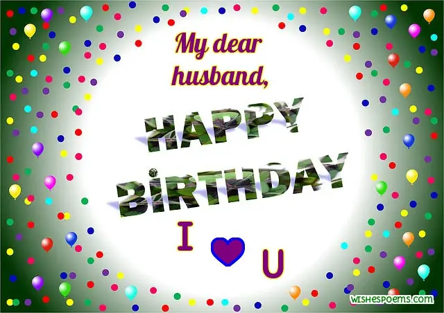 romantic birthday wishes for husband