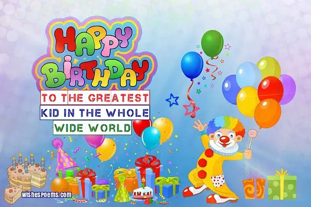 birthday wishes for kids