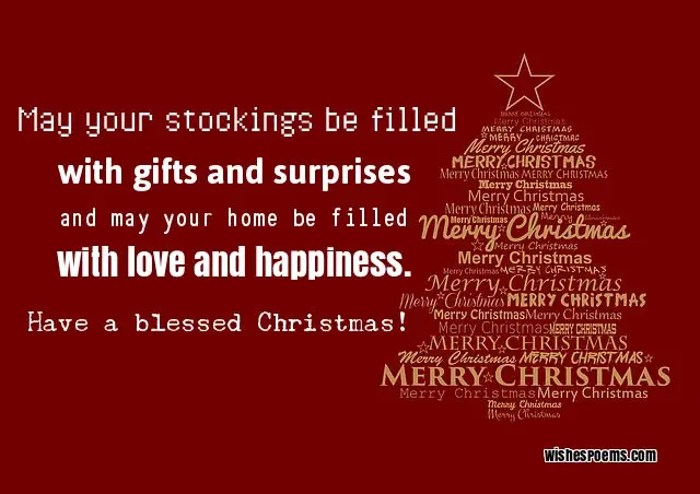 christmas card messages