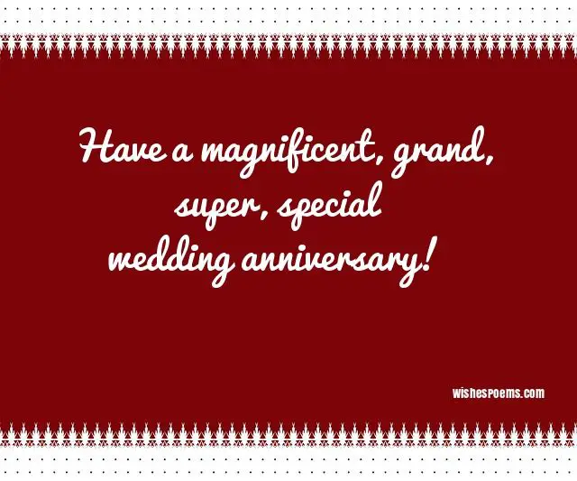 wedding anniversary wishes for friends